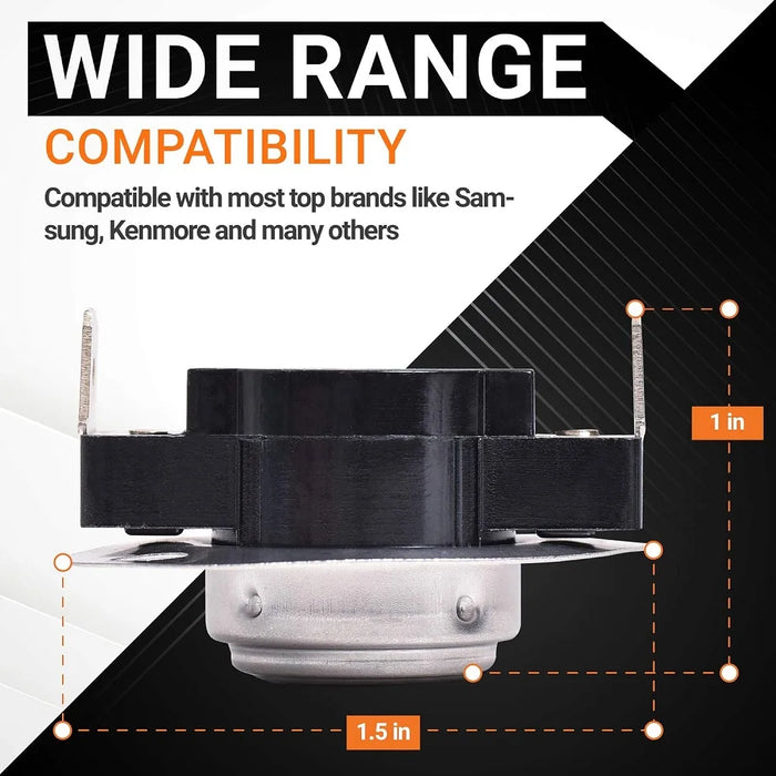 Dc47-00018A Dryer High Limit Thermostat For Samsung & Kenmore Dryers 35001092 503497 Ap4201898 Ap6008682 Ps4205217