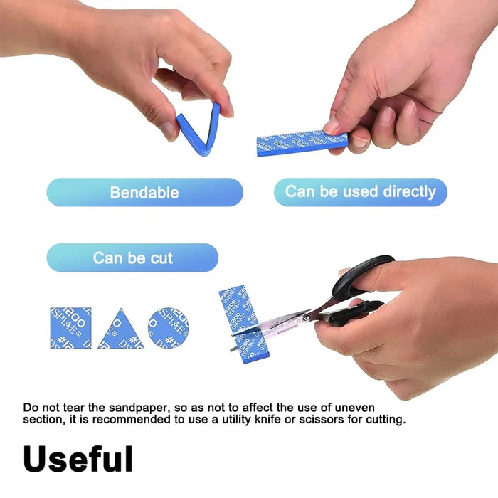 30 Piece Polishing Sanding Sponge Set For Military Gundam Model Combo Arc Grinding