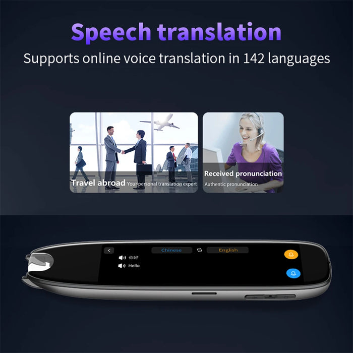 S65 Translation Pen Scan Reader Device Text Scanning Reading Translator Real Time Intelligent Text Scanning Point Reading Pen