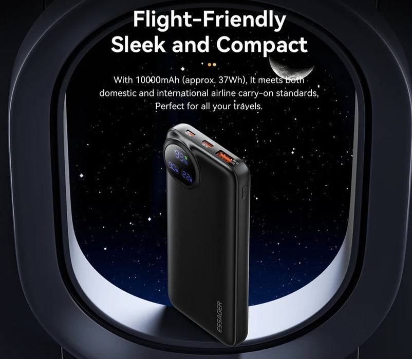 22.5W Power Bank 20000Mah With Two Built-In Cables Portable Charger For Iphone 15 Pro Max Charge 4 Devices At Once ﻿