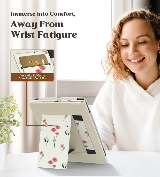 For 7 Inch / 6.8 Inch Kindle Paperwhite 12Th / 11Th Gen-2024 / 2021 And Kindle Coloursoft Signature Edition Slim Pu Shell Case