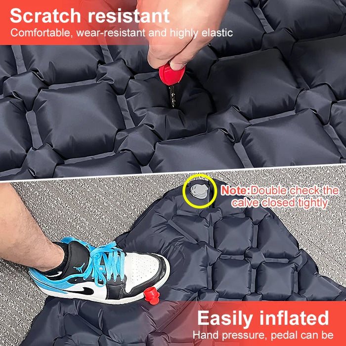 Ultralight Inflatable Camping Mattress With Built In Pump