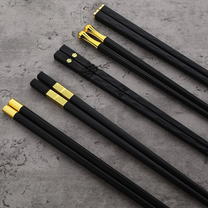 5 Pairs Reusable Chopsticks For Sushi Noodles And More