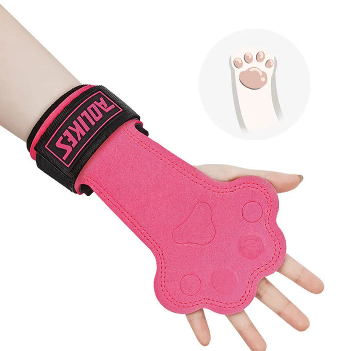 Anti Skid Gym Gloves For Pull Ups & Lifting Palm Protection & Support