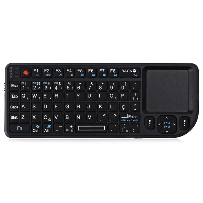 2.4G Mini Wireless Keyboard A8 - 7 Colour Backlit Touchpad Air Mouse For Android Tv Box