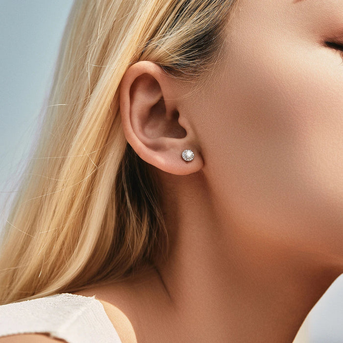 925 Sterling Silver Stunning Moissanite Jewelry Set For Women