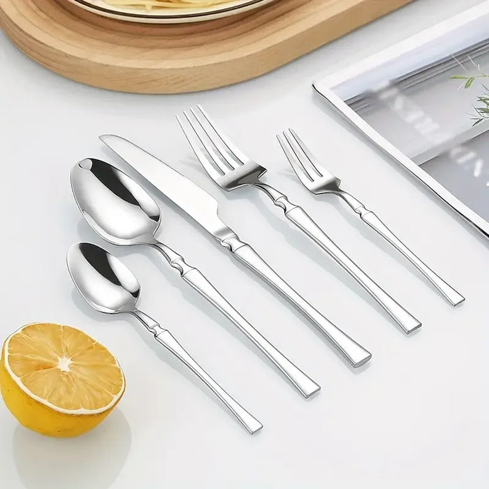 4 / 6 / 16 / 24 Piece Stainless Steel Cutlery Set For Home Or Restaurant