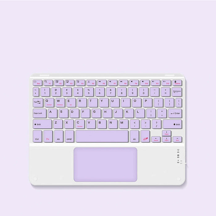 Bluetooth Keyboard & Mouse For Android Ios Windows Purple