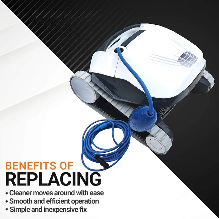 2 Pieces 0526100 Exact Track Replacement Tire Track Wheel Exact For Zodiac Baracuda Mx8 Mx6 Pool Cleaners Heavy Duty Rubber Belts