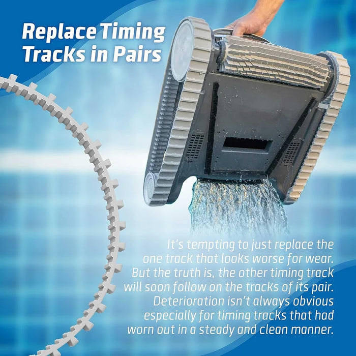 2 Pack Gray Pool Cleaner Timing Track For Pool Cleaner Models From 2006 To Present Part Number 3295-133 9985006-R2
