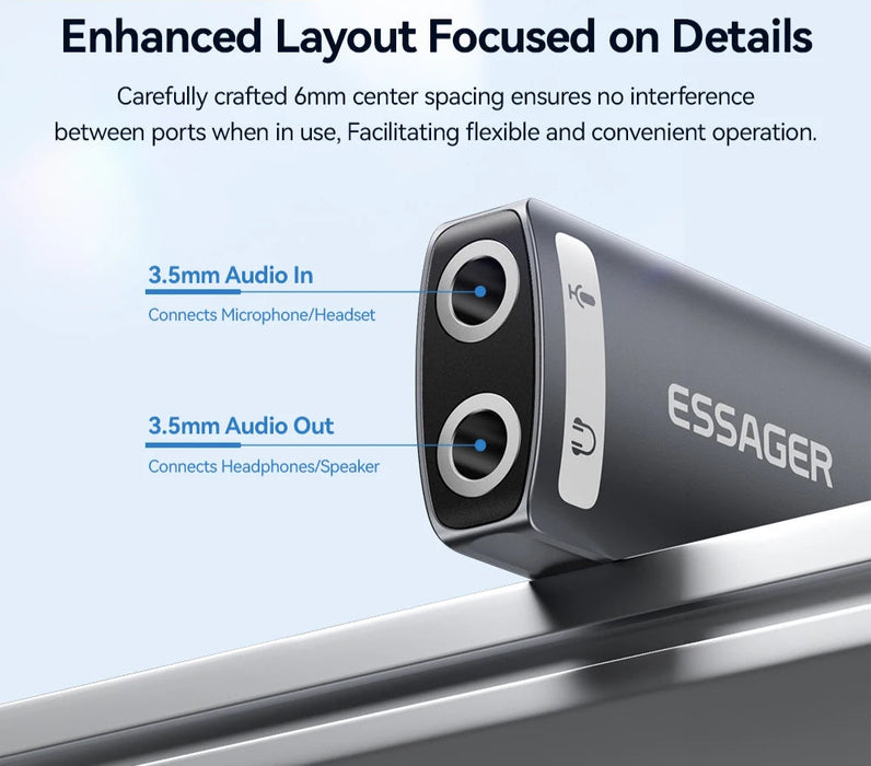 Usb Sound Card External 3.5Mm Usb Adapter Earphone Micphone Speaker Audio Interfacer For Ps4 Laptop Computer Sound Card