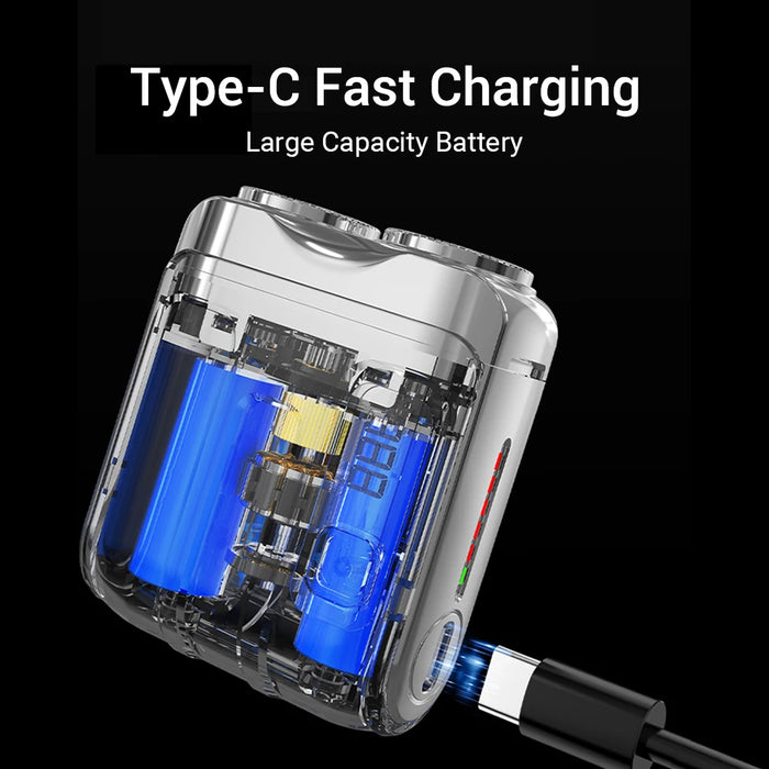 Usb Rechargeable Dual Head Electric Shaver