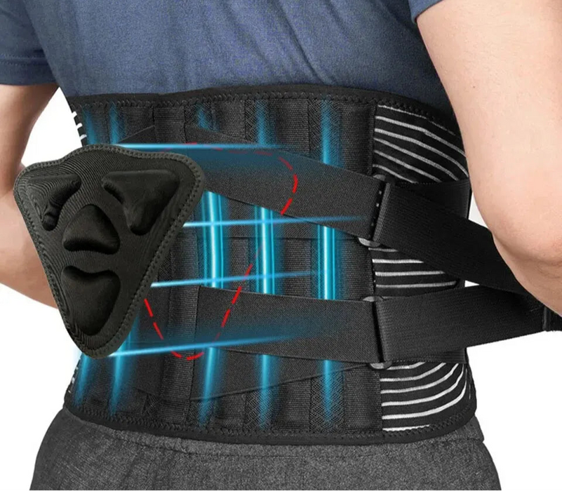 6 Stays Lumbar Support Belt For Gym Pain Relief