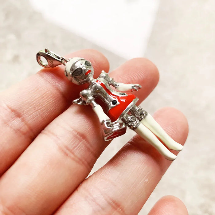 925 Sterling Silver Female Nurse Pendant European Style Fashion Jewelry Gift For Women