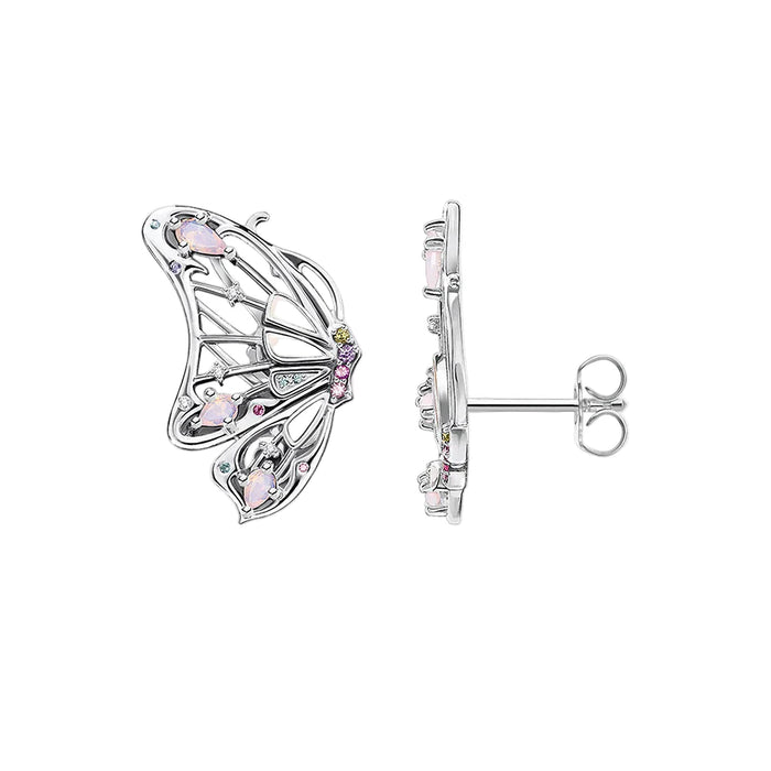 925 Sterling Silver Boho Butterfly Earrings