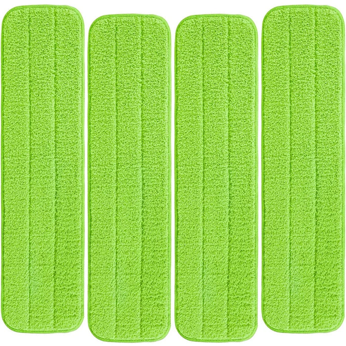 Mop Pads For Bona Turbo Microfiber Cleaning Pads Reusable Washable 18 Inch 4 Pack