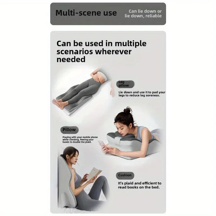 Versatile Bed Pillow With Backrest & Neck Support