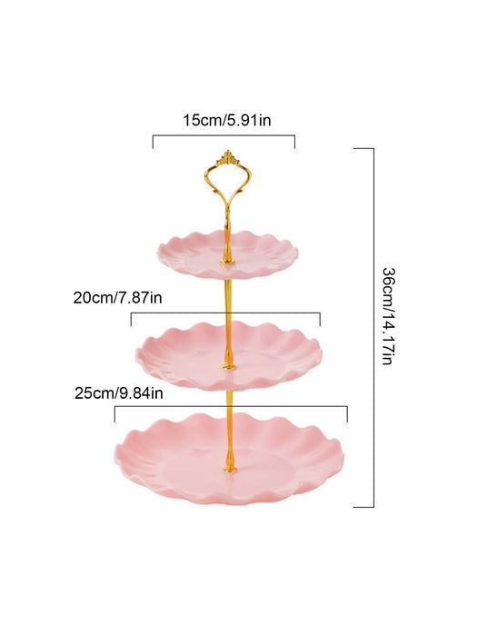 European Three Layer Cake Stand For Weddings And Parties