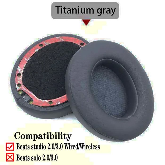 Pair of Wireless Wired Headphone Ear Pads For Beats Studio 2.0 3.0 Replacement Cushions