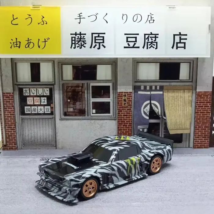 1/43 4wd Rc Drift Car High Speed 2.4g 4wd Mini Gtr Boy Toy