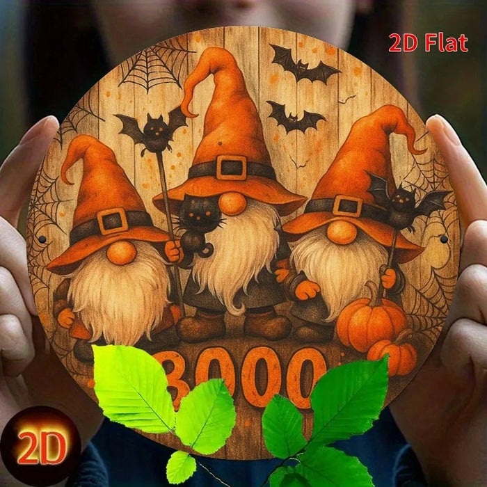 Retro Pumpkin Holiday Joy Iron Sign 2D Flat Print For Bedroom Dining Or Living Room