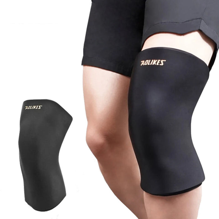 Hot & Cold Gel Knee Sleeve Pain Relief Soft Fabric Contoured Hydrogel