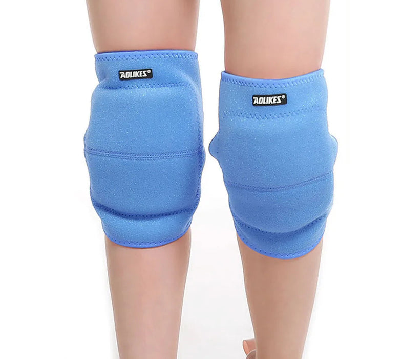 Pair of Kids Dance Volleyball Knee Pads Safety Support For Crawling & Sports