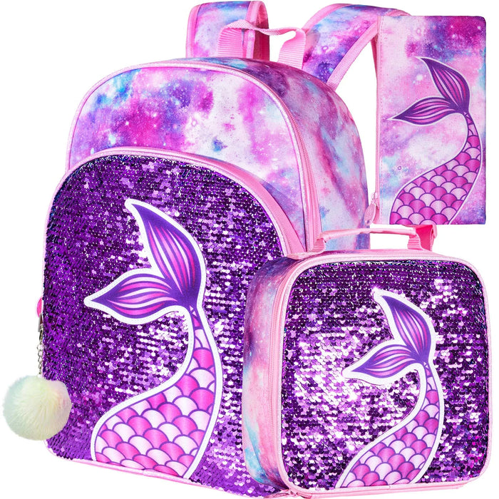 16 Inch Kids Backpack Lunch Box Set For Preschool