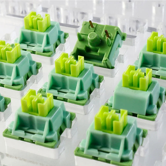 Silent Lime V2 / V3 Mechanical Keyboard Switch Linear / Tactile 5 Pin Hot Swap Diy