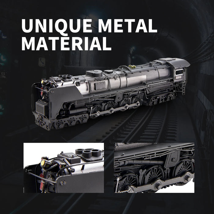 3D Metal Locomotive Puzzle Kit For Home Collection