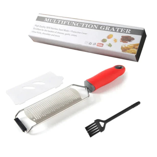 Stainless Steel Cheese Grater With Long Handle