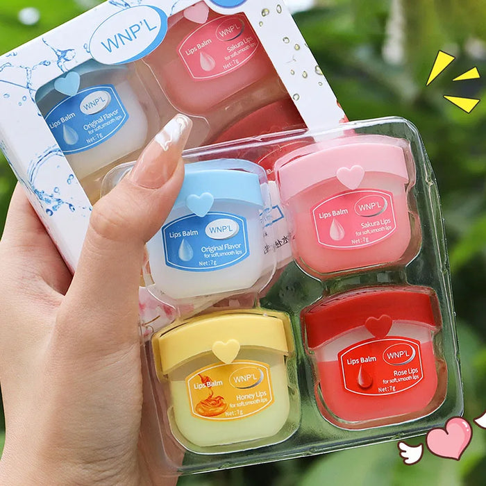 4 / 6 / 8 Piece Natural Moisturizing Lip Balm Set