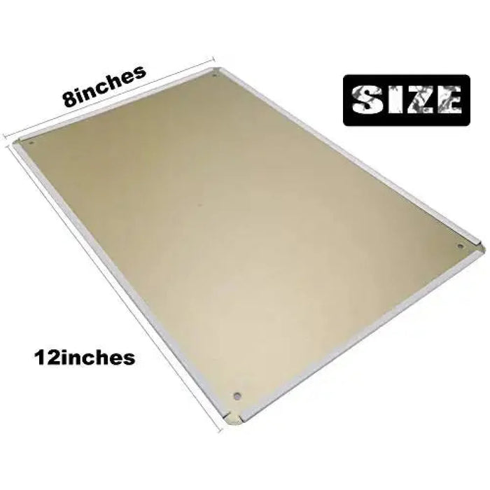 1D Hippie Back Door Tin Sign Metal