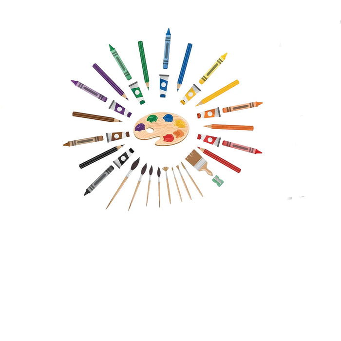 Cartoon Drawing Board Wall Stickers For Kids Room Decor