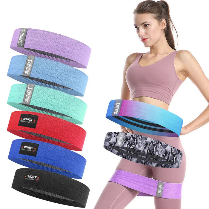 Non Slip Booty Bands For Glute Workout Elastic Resistance Band For Squats Yoga And Fitness