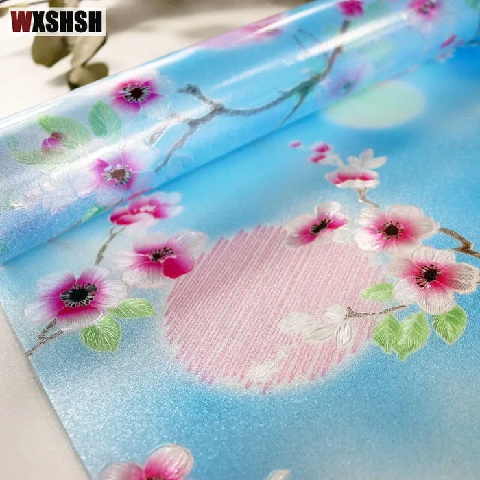 Anti-Uv Opaque Window Film - No Glue Removable Privacy Decorative Glass Sticker