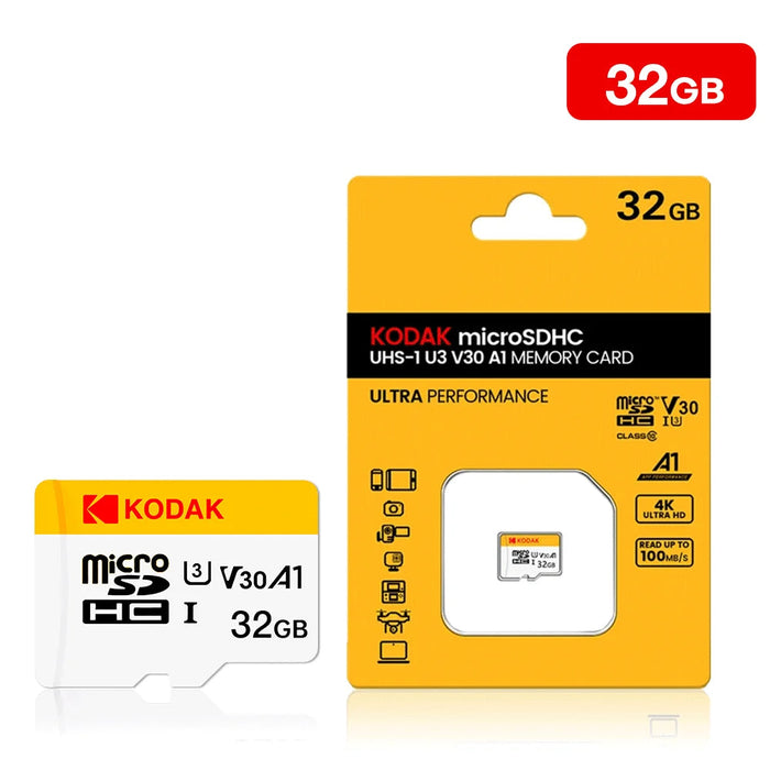 Kodak 256gb Micro Tf Memory Card 4k Full Hd High Speed Phone / Camera / Computer