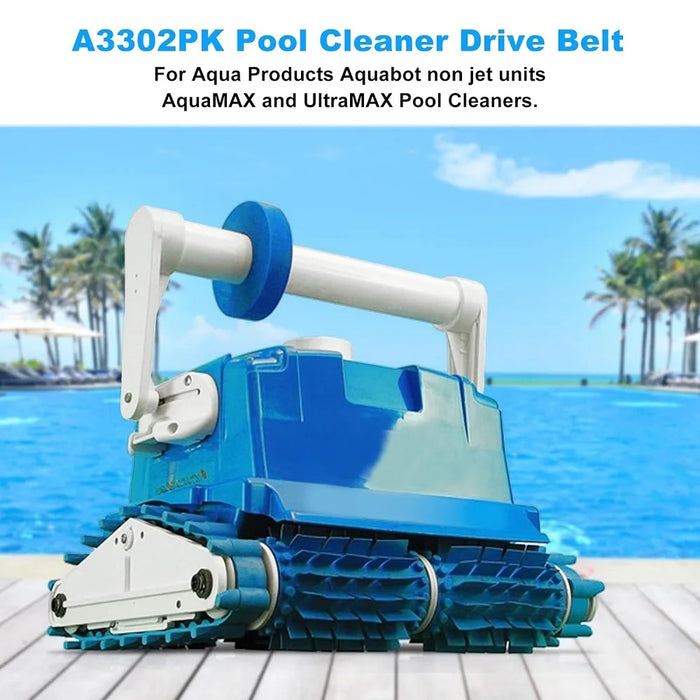 4 Pieces A3302Pk Pool Cleaner Robot Belt For Aquabot Pool Cleaner Robot 3302 Aquabot Parts Drive Belts - 80 Teeth