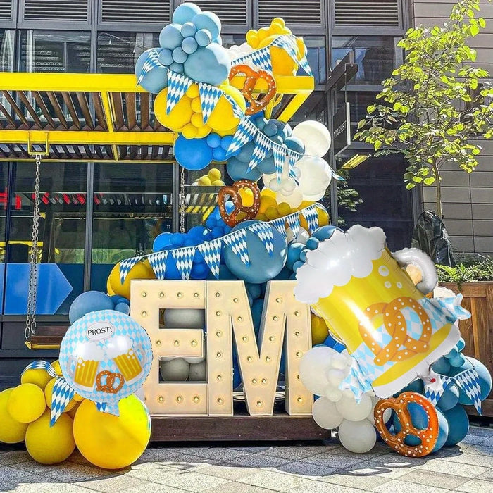 90 Pcs Red White Blue Latex Balloon Can Be Used For Independence Day Celebration Birthday Party Holiday Party Etc