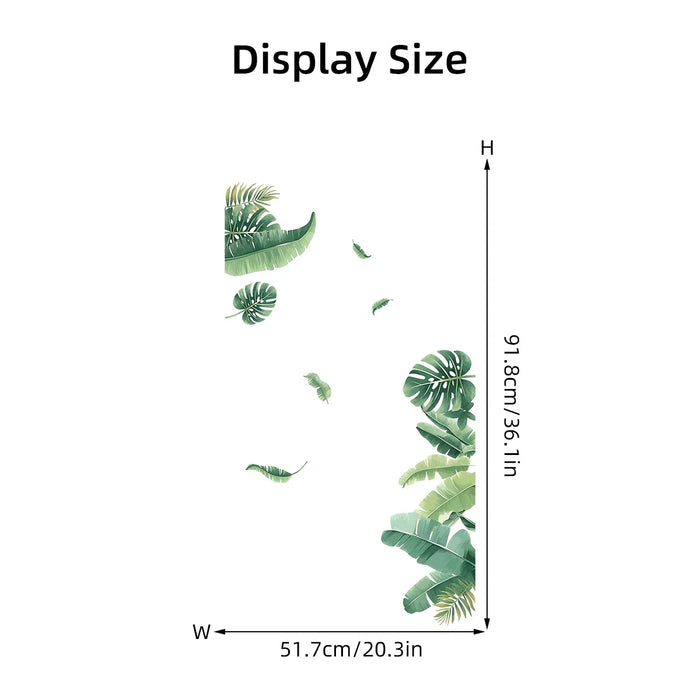 Greenery Plant Wall Sticker For Home Decor