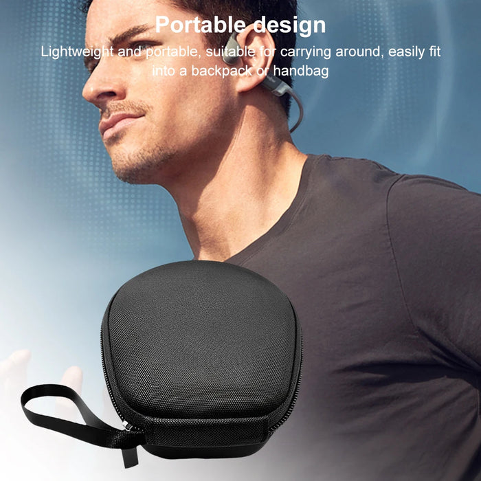 Earphone Hard Shell Storage Bag For Shokz / Mojawa / Nank Mini Bone Conduction Storage Bag Headphone Headset Travel Carrying Case