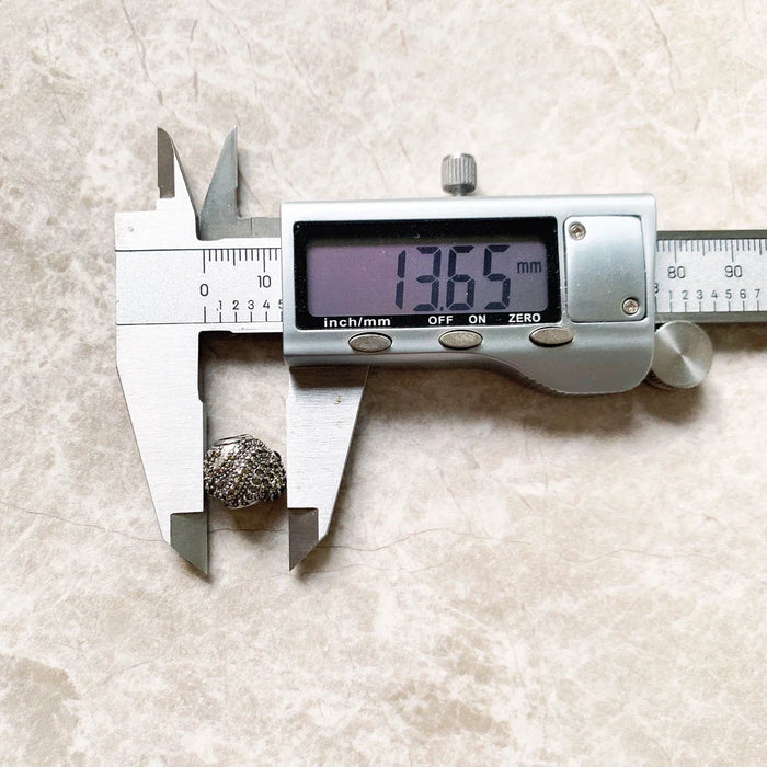 925 Sterling Silver Dark Green Octopus Bead Charm For Women & Men