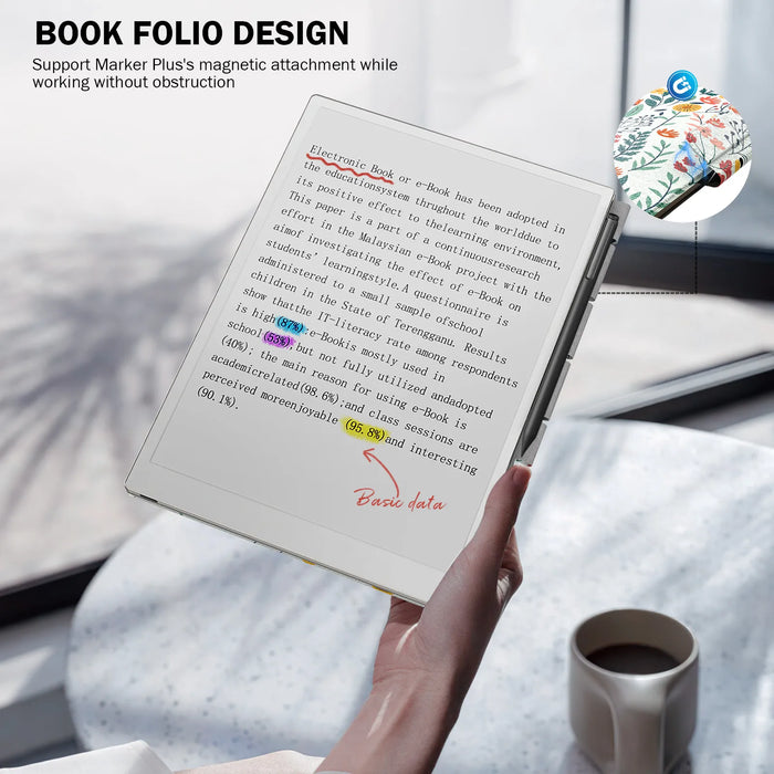 For Remarkable Paper Pro 2024 11.8 Inch Lightweight Ultra-Thin Magnetic Case With Wide Pen Protective Clasp Auto Sleep