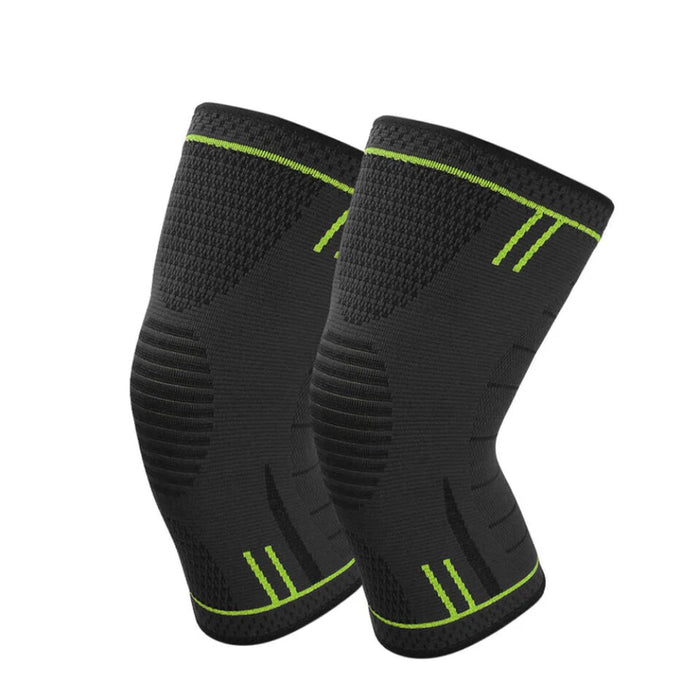 Pair of Non Slip Silicone Knee Pads For Sports Running Cycling Basketball Arthritis & Injury Recovery
