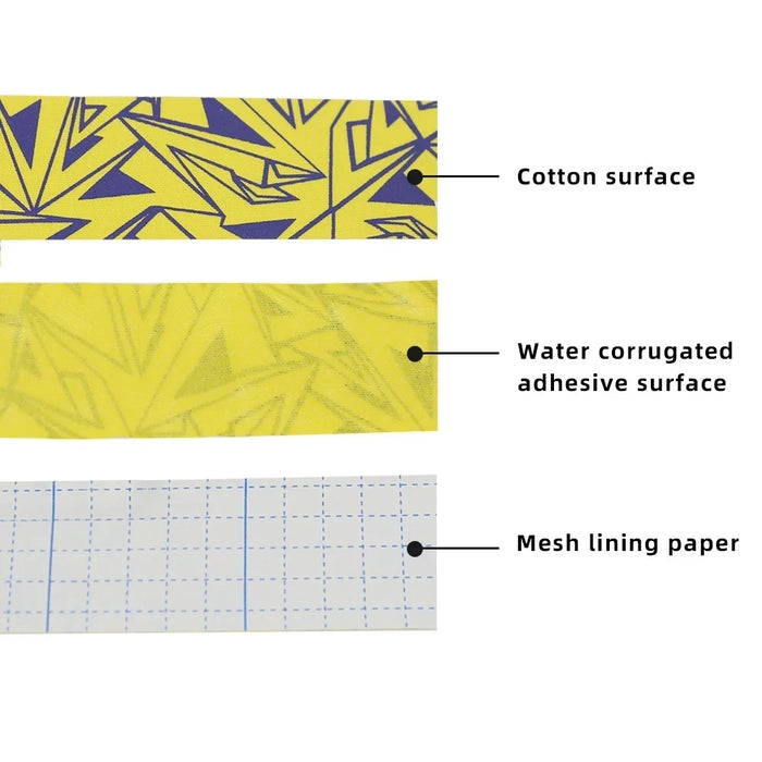 5Cm Cotton Kinesiology Tape Waterproof Muscle Support & Pain Relief