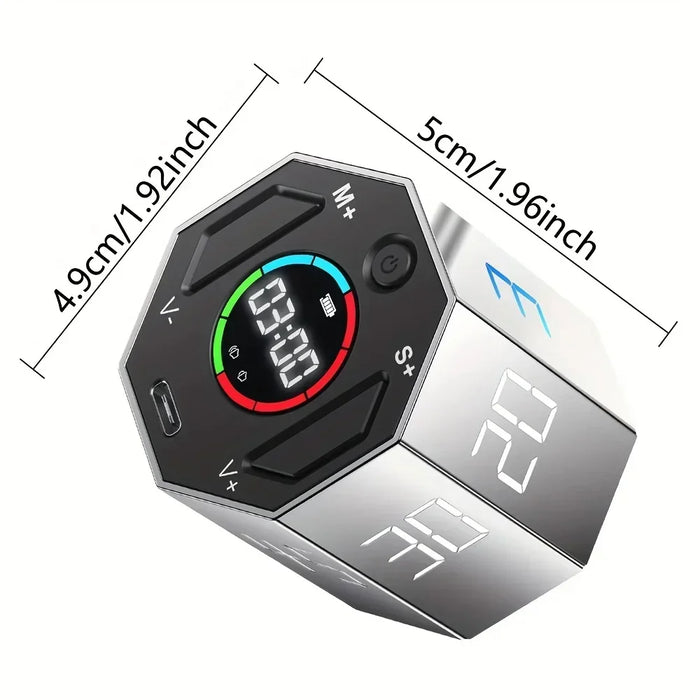 Lcd Digital Kitchen Timer For Teachers Cooking Work Studying Workout