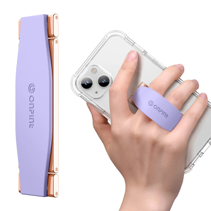 Portable Phone Strap Grip Holder Finger Cell Grip Telescopic Phone Finger Strap Stand Adhesive Loop Universal Finger Kickstand