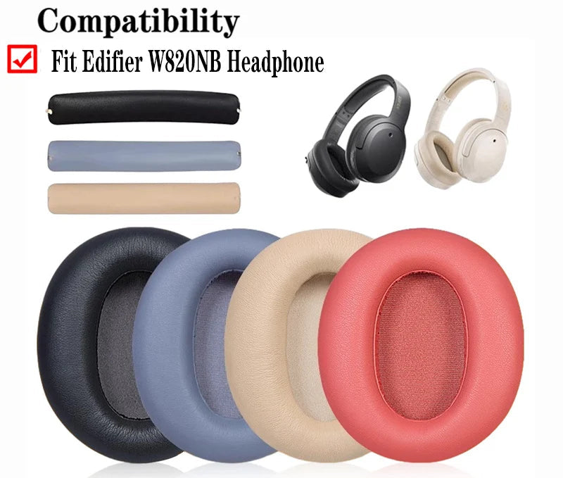 Pair of Replacement Ear Pads For Edifier W820Nb Headphones