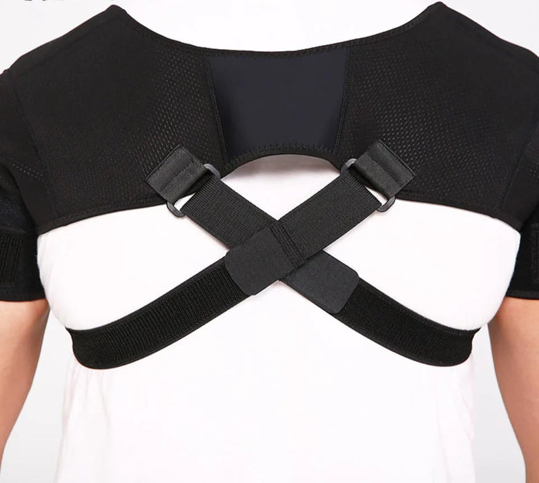 Adjustable Double Shoulder Brace For Pain Relief