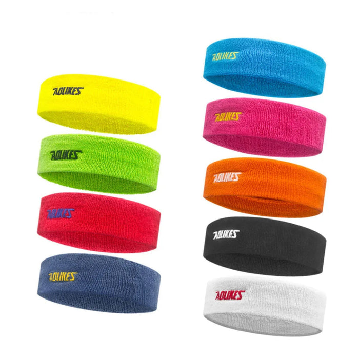 Men & Women Cotton Sweat Headband High Quality For Yoga Volleyball Tennis